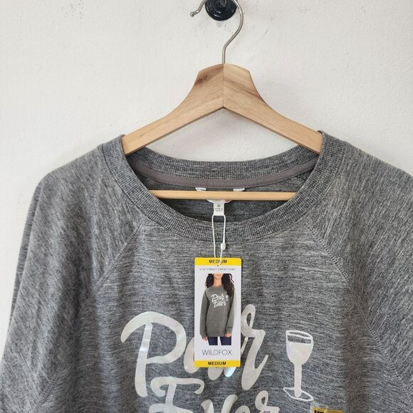 NWT Wildfox Pour Favor Crewneck Sweatshirt Medium - Picture 3 of 5